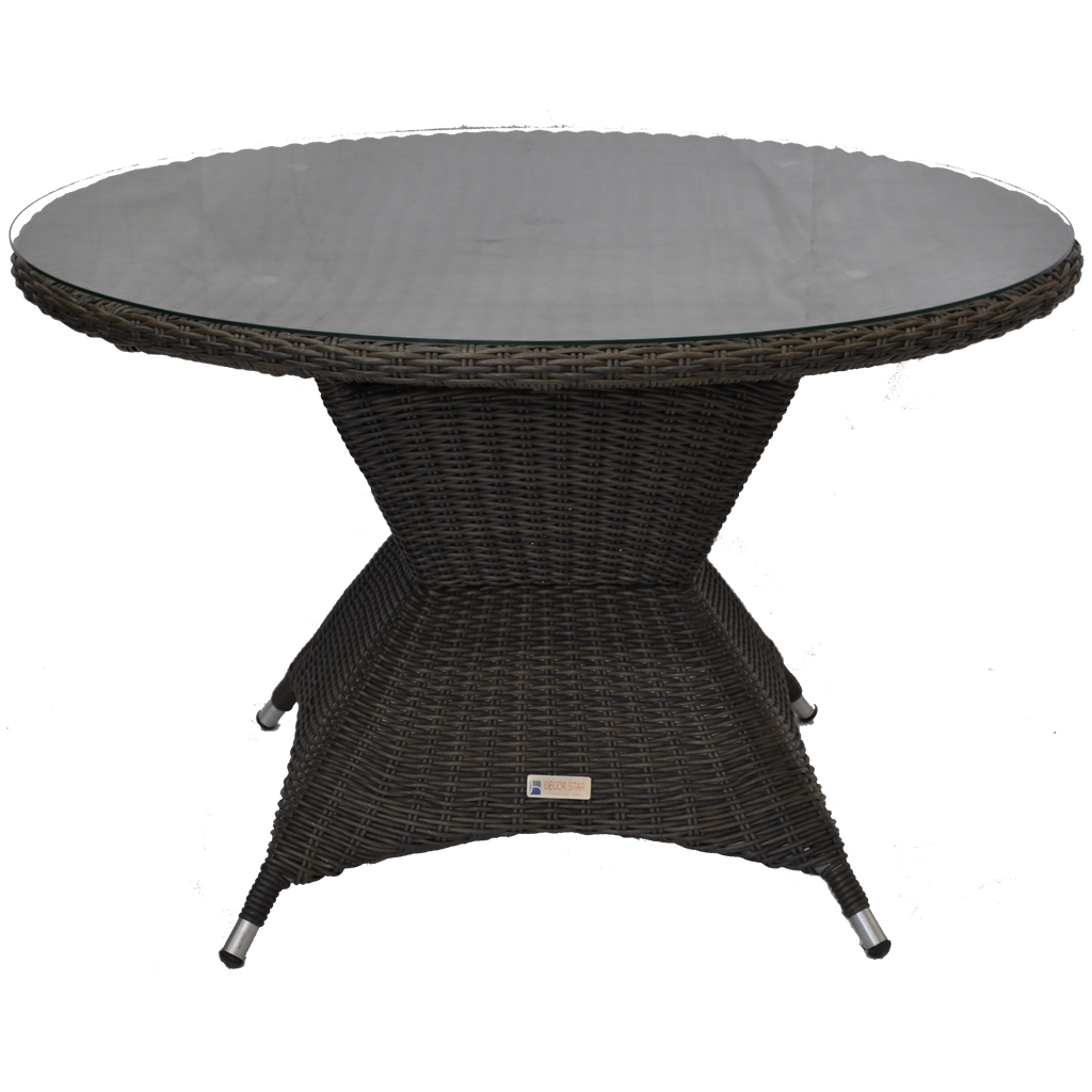 Round Rattan Dining Table – 120cm — Cosy Cribs