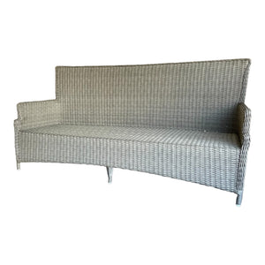 ALPHINGTON - Triple Seater Outdoor PE Wicker Lounge Sofa