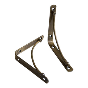 Set of 2 ARCH 14.5cm Wall Mounted Shelf Brackets with hardware