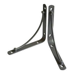 Set of 2 ARCH 14.5cm Wall Mounted Shelf Brackets with hardware