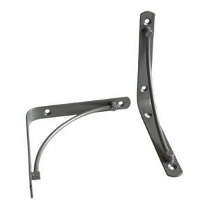 Set of 2 ARCH 14.5cm Wall Mounted Shelf Brackets with hardware