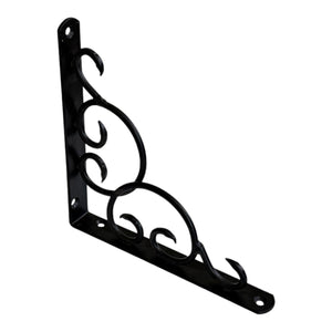 2PC Shelf Brackets Wall Mounted Heavy Duty Decorative CURLY 19x19cm