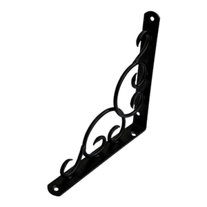 2PC Shelf Brackets Wall Mounted Heavy Duty Decorative CURLY 19x19cm