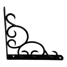 2PC Shelf Brackets Wall Mounted Heavy Duty Decorative CURLY 19x19cm