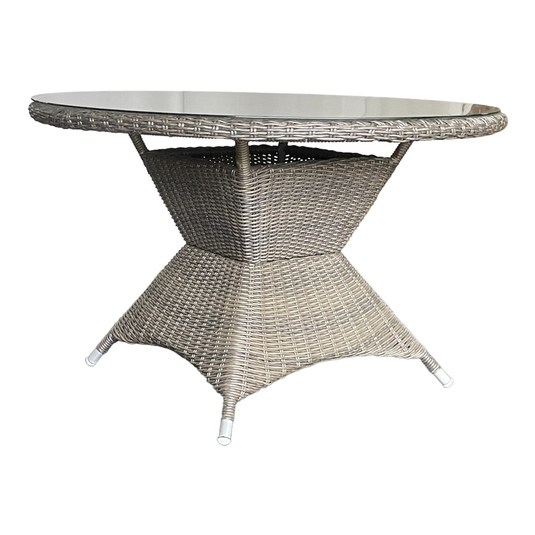 Outdoor Wicker Round Dining Table (DIA120xH73cm)