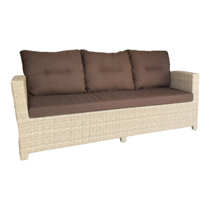 CAMBERWELL - 3 Seater Outdoor Artificial Wicker Sofa