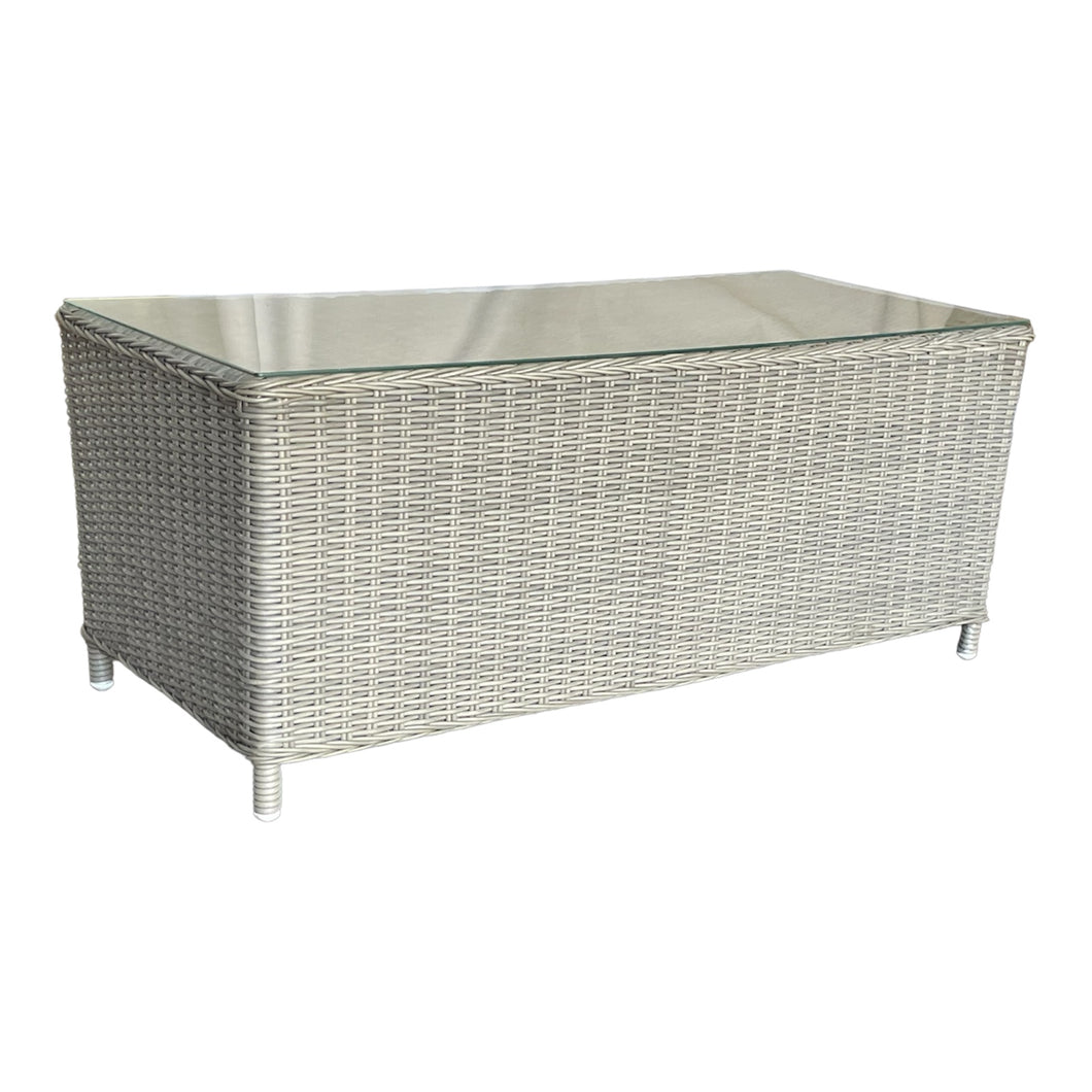 ESSENDON - Outdoor PE Wicker Rectangle Coffee Table (L120xW55xH50cm)