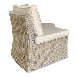 MALVERN - Outdoor Wicker Relaxing Modular Round Lounge Set