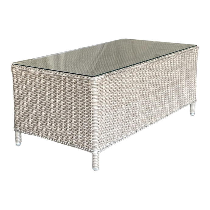 MONT ALBERT - Outdoor Wicker Rectangle Coffee Table (W110xD55xH44cm)