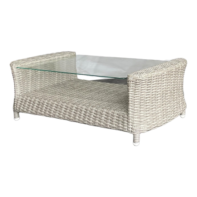 GLEN IRIS - Outdoor Wicker Coffee Table (L103xW50xH35cm)