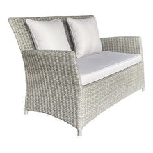 GLEN IRIS - Outdoor Balcony Wicker Double Seater Lounge Sofa