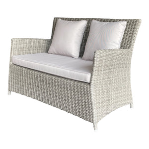 GLEN IRIS - Cozy 4 Seater Balcony Patio Wicker Lounge Set