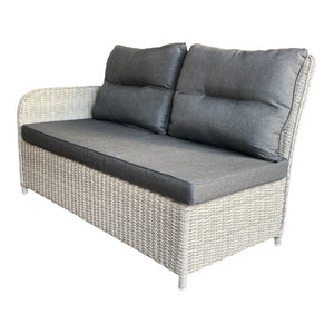 ARMADALE - 7 Seater Outdoor Wicker Recliner Lounge Dining Set