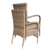 DONVALE - Outdoor Synthetic Wicker Stacking Armchair (Carton of 2)