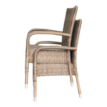 DONVALE - Outdoor Synthetic Wicker Stacking Armchair (Carton of 2)