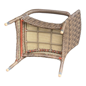 DONVALE - Outdoor Synthetic Wicker Stacking Armchair (Carton of 2)