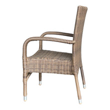 DONVALE - Outdoor Synthetic Wicker Stacking Armchair (Carton of 2)