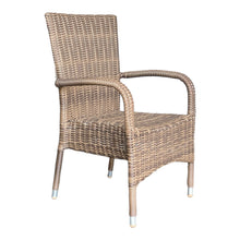 DONVALE - Outdoor Synthetic Wicker Stacking Armchair (Carton of 2)