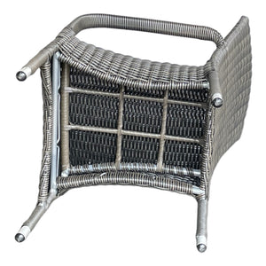 NIDDRIE - Outdoor Wicker Stackable Armchairs (Carton of 2)