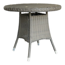 NIDDRIE - Outdoor Wicker 80cm Round Coffee Table (DIA80xH73cm)