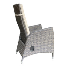 Outdoor Wicker Gas Spring Recliner Chair (x2)