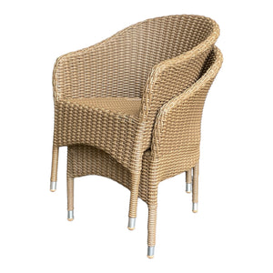 CLIFTON HILL - Outdoor Wicker Stackable Chair (Carton of 2)