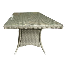 ANGELSEA - Outdoor PE Wicker Rectangle Dining Table (W160xD90xH75cm)