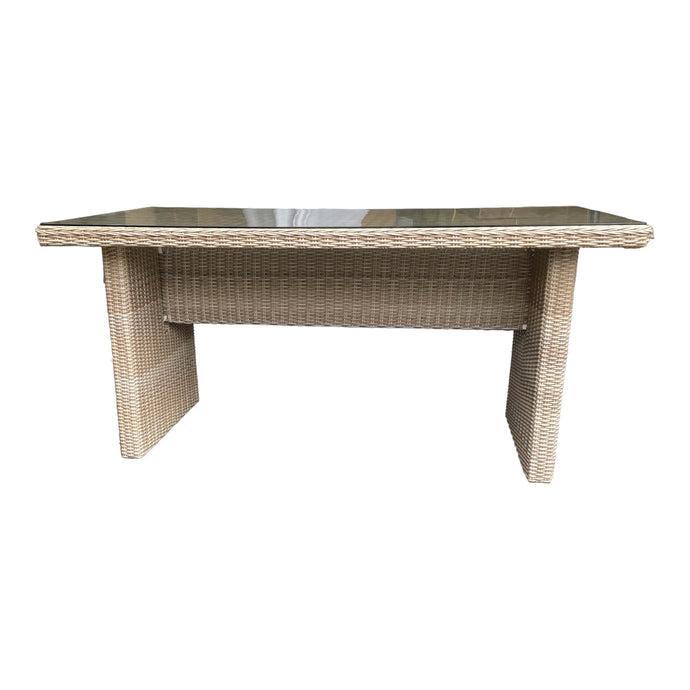 ASHBURTON - Outdoor Wicker Rectangle Dining Table (W160xD90xH75cm)