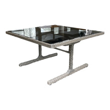 CARLTON - Outdoor Wicker Dining Square Table (W130xD125xH72cm)