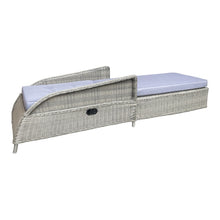 BULLEEN - Luxurious Outdoor Wicker Adjustable Sun Lounge