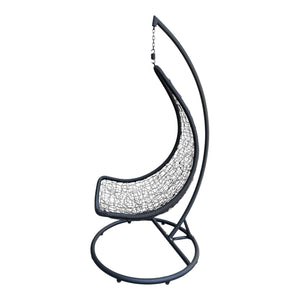 RINGWOOD - Crescent-shape Hanging Chair Swing