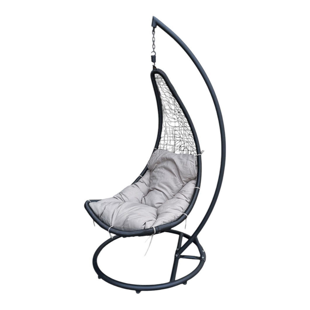 RINGWOOD - Crescent-shape Hanging Chair Swing