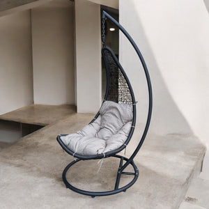 RINGWOOD - Crescent-shape Hanging Chair Swing