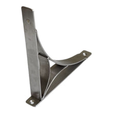 Set of 2 PRINCE BRUSHED 19.5cm Wall Mounted Shelf Brackets with hardware