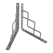 Set of 2 STEP 19.5cm Wall Mounted Shelf Brackets with hardware