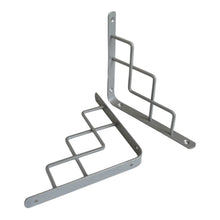 Set of 2 STEP 19.5cm Wall Mounted Shelf Brackets with hardware